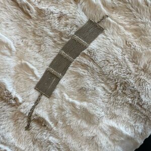 Adjustable shimmer bracelet from Las Vegas jewelry show